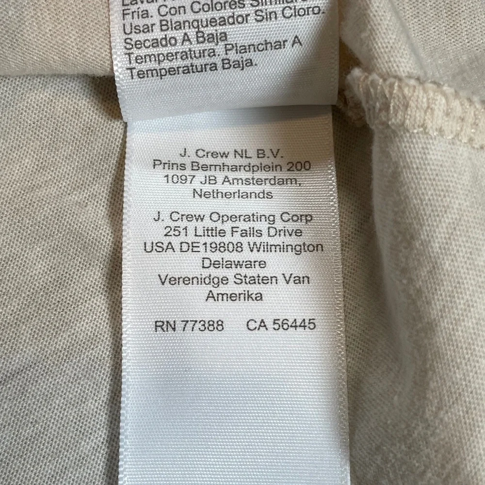 J. Crew Tissue Turtleneck Top Oatmeal Beige Heather CO281 Mens Medium‎ NWT